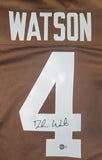 DESHAUN WATSON AUTOGRAPHED SIGNED PRO STYLE XL JERSEY BECKETT QR