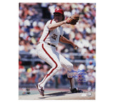 Steve Carlton Signed St. Louis Cardinals Unframed 16x20 MLB Photo with 4 Inscr.