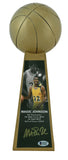 Magic Johnson Signed Los Angeles Lakers 14" Championship NBA Trophy (Beckett)