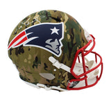 Tom Brady Signed New England Patriots Speed Authentic Camo NFL Helmet
