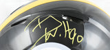 T.J. Watt Autographed Steelers F/S Speed Authentic Helmet - Beckett W Hologram