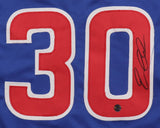 Edward Cabrera Signed Chicago Cubs Blue Home Jersey (Wilder) Newest Cubs Pitcher