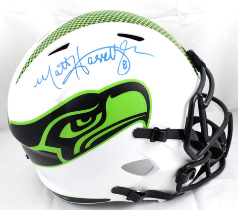 Matt Hasselbeck Autographed Seahawks Lunar Speed F/S Helmet- Beckett W Hologram