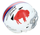 Josh Allen Autographed Bills 1965-73 Throwback Speedflex Helmet Beckett
