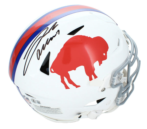 Josh Allen Autographed Bills 1965-73 Throwback Speedflex Helmet Beckett