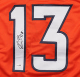 Pat Bryant Signed Denver Broncos Pro Cut Jersey /JSA Illinois Fighting Illini WR