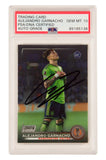 Alejandro Garnacho Signed 2022 Topps Stadium Club Chrome Rookie Card - PSA 10