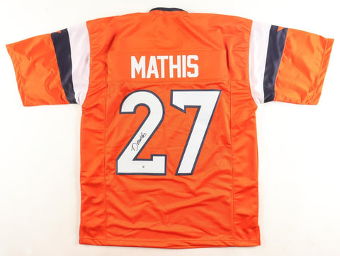 Damarri Mathis Signed Denver Broncos Jersey (JSA) Ex-Pitt Panthers Defensive Bck