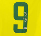 Ronaldo Nazario Signed Brazil FC 2002 Soccer Jersey #9 with Beckett COA