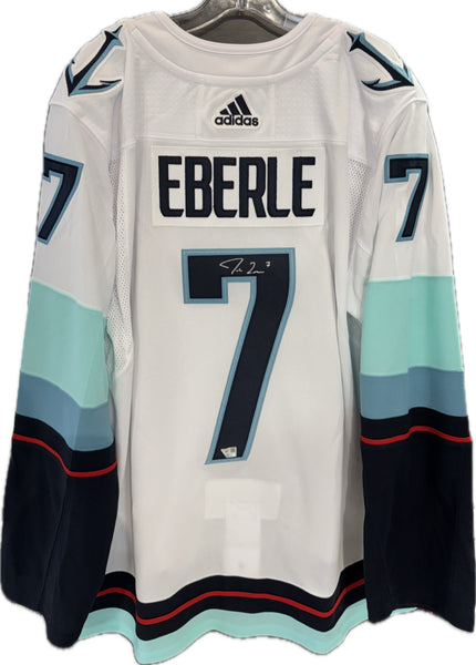 Jordan Eberle Signed Adidas Authentic Jersey Inaugural Patch Kraken 21 Fanatics