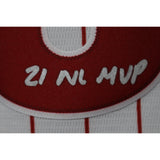 Bryce Harper Autographed Philadelphia Phillies Jersey XL NL MVP Fanatics 53854