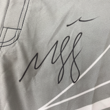 Autographed/Signed Khamzat Borz Chimaev UFC MMA Grey Trunks PSA/DNA COA Auto
