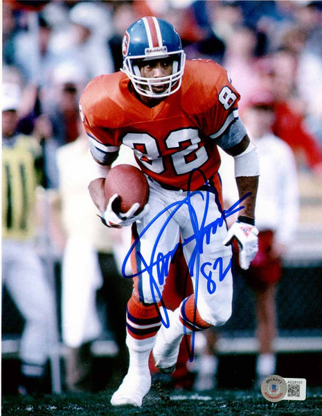 Vance Johnson Autographed Denver Broncos 8x10 Photo Beckett 50418