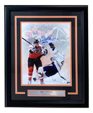 Eric Lindros Signed Framed 11x14 Philadelphia Flyers Collage Photo HOF 16 JSA