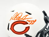Richard Dent Auto Bears Lunar Eclipse White Speed Mini Helmet MVP XX Beckett Wit