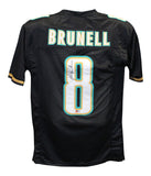 Mark Brunell Autographed/Signed Pro Style Black Jersey Beckett 40261
