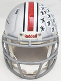 GARRETT WILSON AUTOGRAPHED OHIO STATE SILVER SPEED MINI HELMET FANATICS 216716