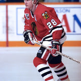 Steve Larmer Signed Chicago Blackhawks Jersey (JSA COA) 3 times Inscribed