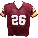 Clinton Portis Autographed/Signed Pro Style Jersey Red Beckett 42560