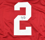 Ryan Williams Autographed Crimson College Style Jersey - JSA *Black