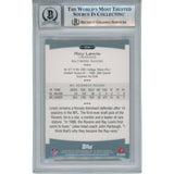 Ray Lewis Autographed 2010 Topps Platinum #53 Trading Card Beckett 52946