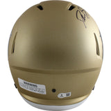 Deion Sanders Autographed Colorado Buffaloes F/S Gold Helmet Beckett 49653