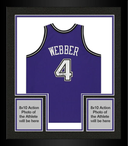FRMD Chris Webber Kings Signed Purple1998-1999 Mitchell & Ness Jersey