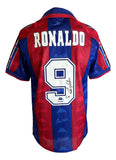 Ronaldo Signed Barcelona Kappa Soccer Jersey BAS