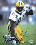 Sterling Sharpe Autographed 8x10 Photo Green Bay Packers Beckett BAS QR #BS12972