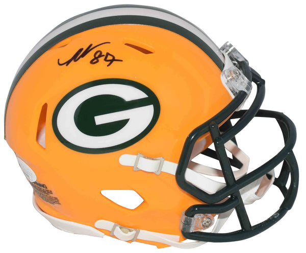 ROMEO DOUBS AUTOGRAPHED GREEN BAY PACKERS SPEED MINI HELMET BECKETT