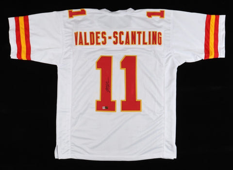 Marquez Valdes-Scantling Signed Kansas City Chiefs Jersey (Players Ink) 2018 Pck