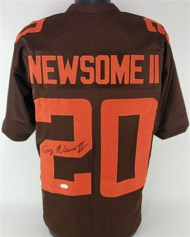Greg Newsome Signed Cleveland Browns Color Rush Jersey (JSA COA) 2021 1st Rnd Pk