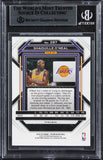 Lakers Shaquille O'Neal Signed 2022 Panini Prizm Silver #297 Card BAS Slabbed