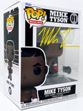 Mike Tyson Signed Funko Pop! Figure #01 Yellow Ink BAS Beckett