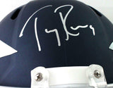 Tony Romo Signed Dallas Cowboys F/S AMP Speed Helmet - Beckett W Auth *Silver