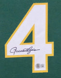 FRAMED OAKLAND A'S ROLLIE FINGERS AUTOGRAPHED SIGNED JERSEY BECKETT HOLOGRAM