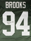 KARL BROOKS - Signed Custom Green Jersey AUTO - Green Bay Packers - JSA
