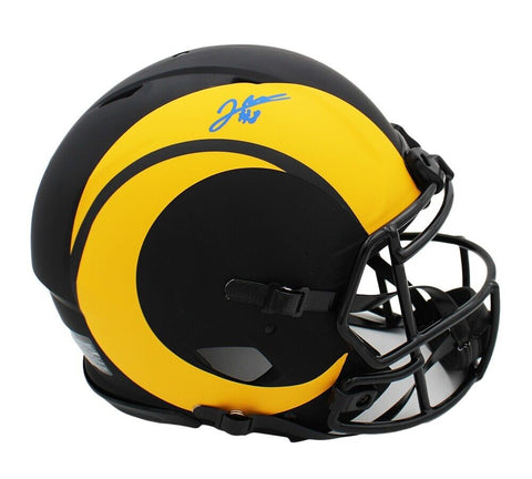 Jared Verse Signed Los Angeles Rams Speed Authentic Eclipse NFL Helmet