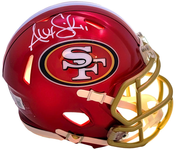 ALEX SMITH AUTOGRAPHED 49ERS FLASH RED SPEED MINI HELMET BECKETT WITNE – Super Sports Center ALEX SMITH AUTOGRAPHED 49ERS FLASH RED SPEED MINI HELMET BECKETT WITNE – Super Sports Center