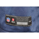 Randy Moss Autographed New England Patriots Nike XL Navy Jersey Beckett 50870