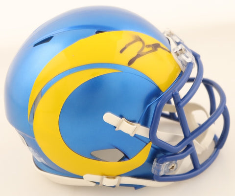 Jared Verse Signed Los Angeles Rams Mini Helmet (Beckett) Ex-Florida State L.B.