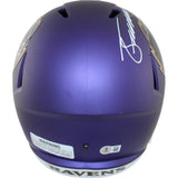 Zay Flowers Autographed/Signed Baltimore Ravens F/S Helmet 24 Alt Beckett 51157