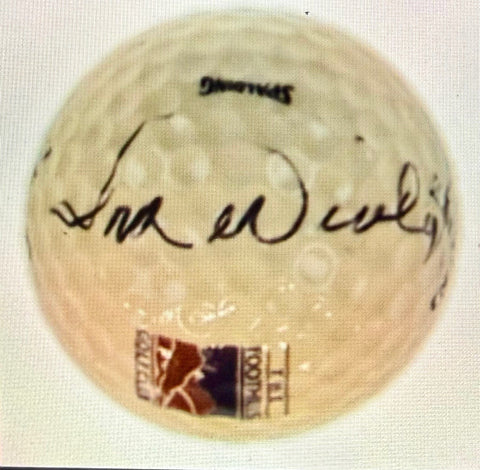 Tom Weiskopf Signed Foot Hills Logo Golf Ball (JSA COA) 1973 Open Championship