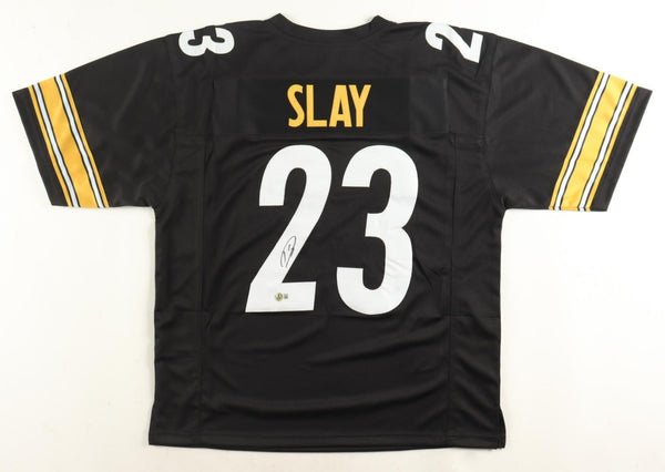 Darius Slay Jr. Signed Pittsburgh Steelers Jersey (Beckett) 6xPro Bowl Def. Back
