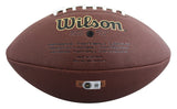 Giants Phil Simms Signed Wilson Super Grip Football W/ Case BAS Witnessed