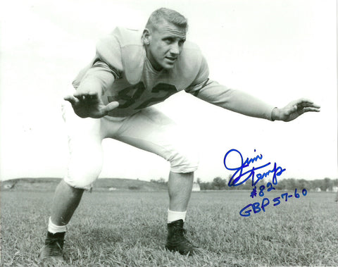 Packers JIM TEMP (d) Signed 8x10 Photo #1 AUTO - Packers 1957-60