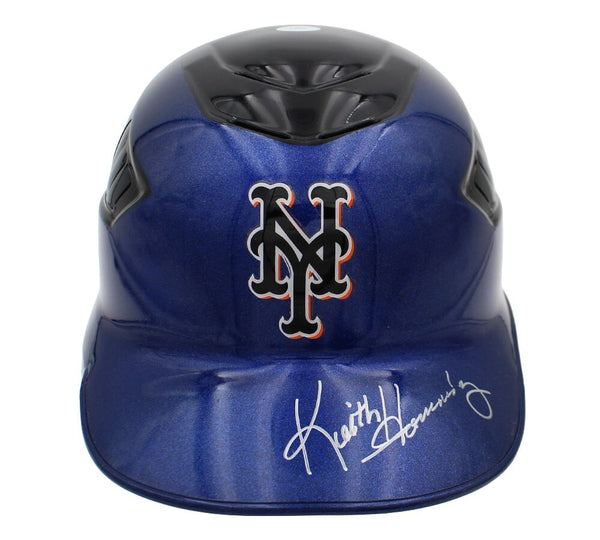 Keith Hernandez Signed New York Mets Rawlings Black Logo MLB Batting Helmet