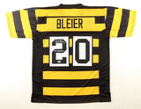 Rocky Bleier Signed Pittsburgh Steelers Bumble Bee Jersey "4x SB Champs" Beckett
