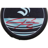 Philipp Grubauer Autographed Seattle Kraken Reverse Retro Puck Fanatics 53816