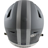 Emmitt Smith Autographed Dallas Cowboys SpeedFlex Slate Helmet Beckett 49593